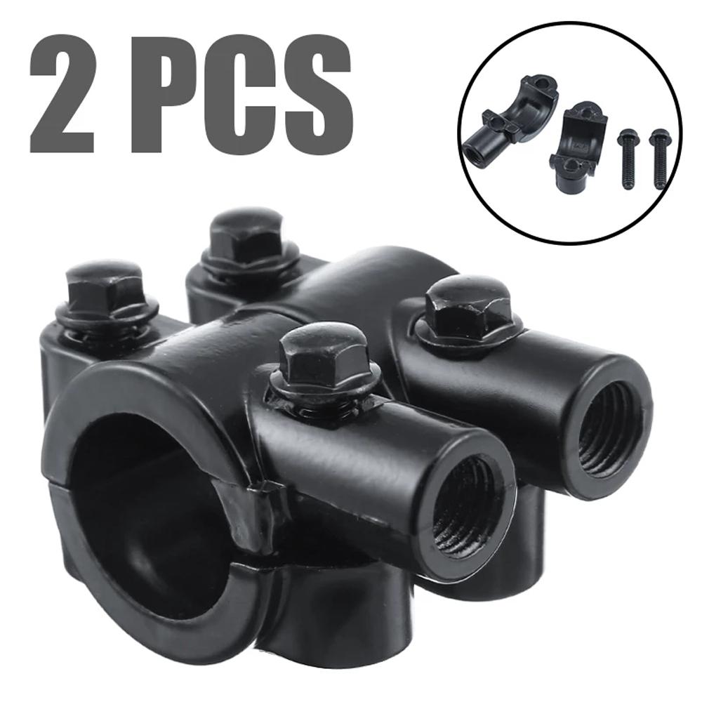 Holder Mirror Mount Clamp Rear View Mirror Holder Mount Brackets Clamps Motorcycle Mirror Mount