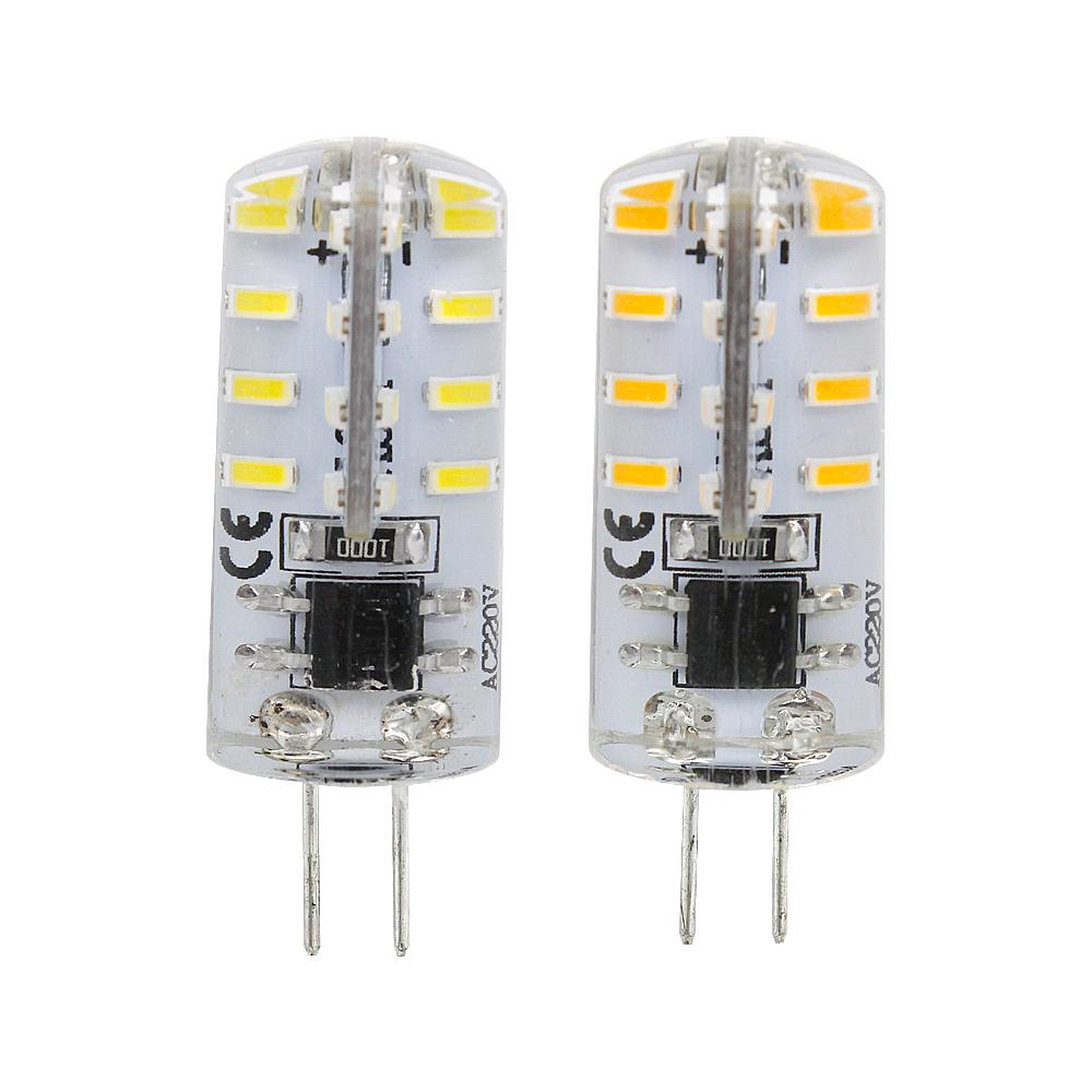 10pcs/lot G4 2W 220V LED Light Bulb 32leds SMD3014 Warm Cold White Lights Replace 10W 20W Halogen Lamp For Home Indoor Lighting