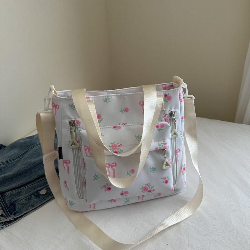 Large Capacity Tote Bag Casual Shoulder Bag For Student Commute