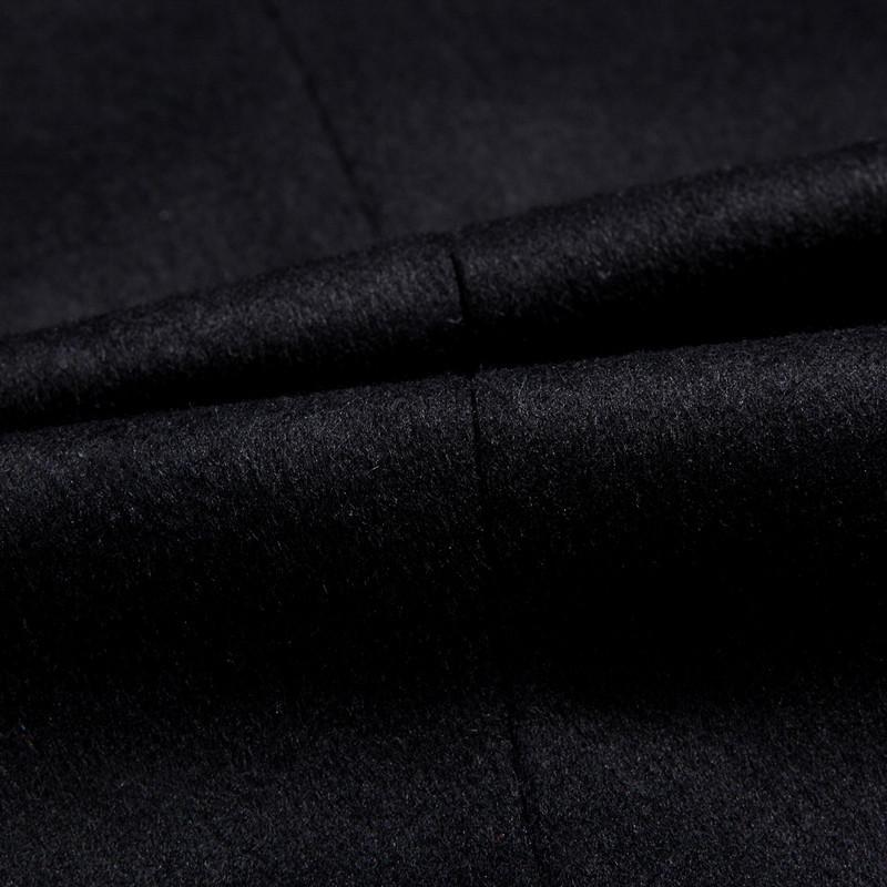 Кашемировое пальто для мужчин среднего и пожилого возраста, шерстяное теплое пальто, зимняя шерстяная ветровка длиной до колена с утолщенным бархатным верхом