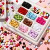 Bead, 8.5 g, 100 pcs, red