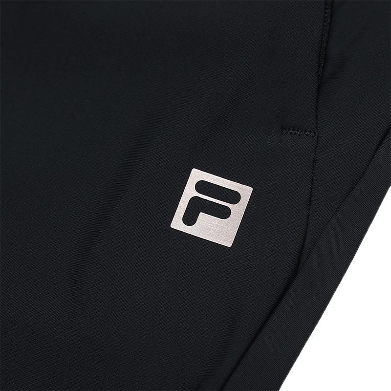 New FILA Knitted Sweatpants Women's Black A51W421608ABK