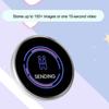 Электронный значок HD-дисплей 1,70-дюймовый HD-дисплей Bluetooth 6.0 Воспроизведение GIF-видео Сенсорный экран Светодиодный Звуковое и видеовоспроизведение
