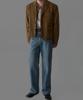 BOWLOW PRODUCT Suede Crop Blazer [Camel]