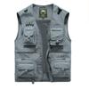 Summer Outdoor Work Vest Men 'S Multi -Pocket Vest Thin Section Fishing Photography Men 'S Vest Jacket