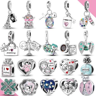 Медный Шарм Оригинальные Бусины Париж Иисус Хамелеон Подходит Подвески для Браслета для Ювелирных Изделий Сделай Сам Женский Подарок