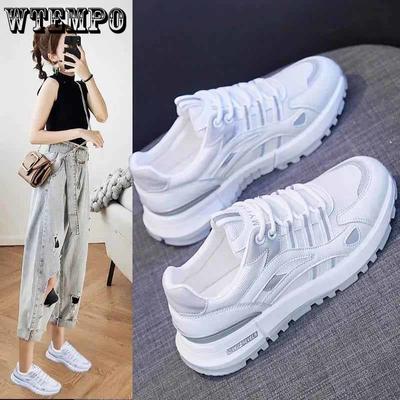 Женская обувь, весенняя супердышащая сетчатая обувь, новая женская спортивная обувь, женская повседневная обувь с летающим плетением