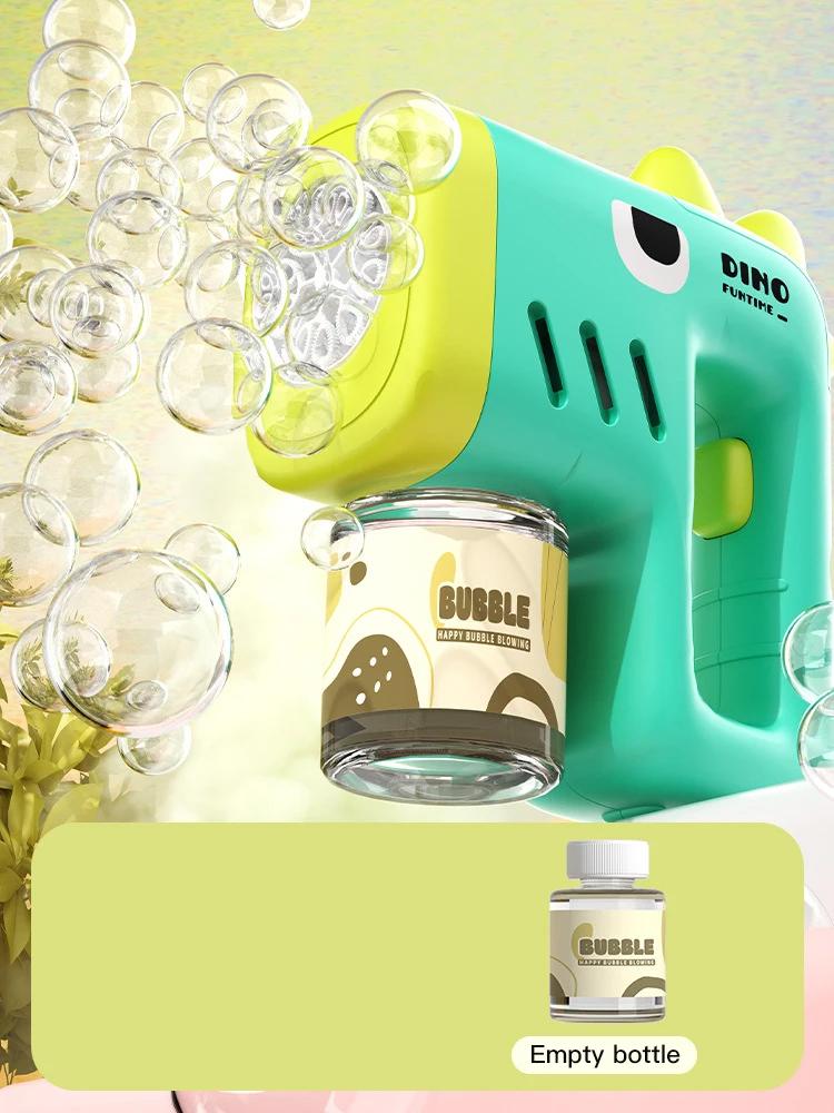 Unicorn Electric Bubble Gun Kids Toy Bubbles Machine Automatic Soap Blower with Light Outdoor Party Games Children Gift Toy