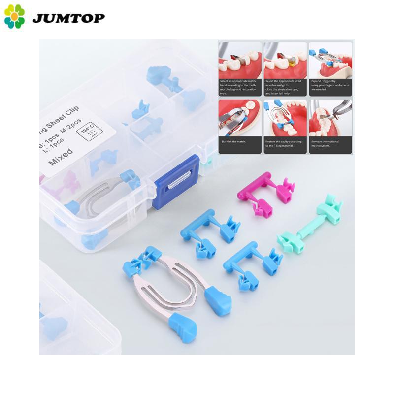 Набор секционных контурных плоскогубцев для стоматологической матрицы Denspay типа A, металлические пружинные зажимы, зажимы для матриц, клинья, кольца, сменные инструменты