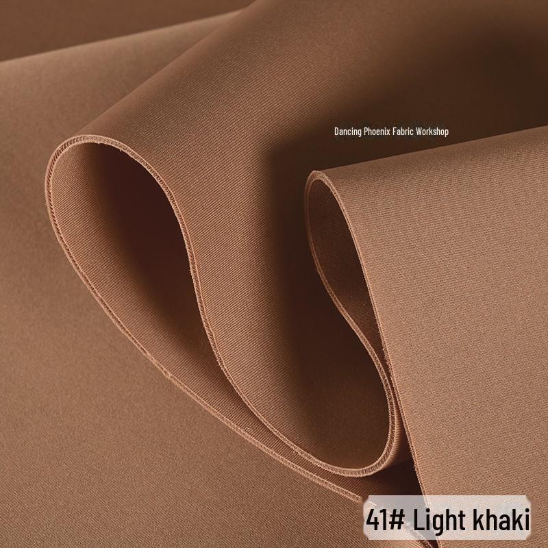 320 г утолщенного шелкового хлопкового трикотажного полотна для эластичного силуэта