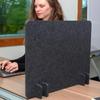 Thickened Exam Baffle Felt Desk Screen Durable Privacy Panel  for Student Desktops in Classroom