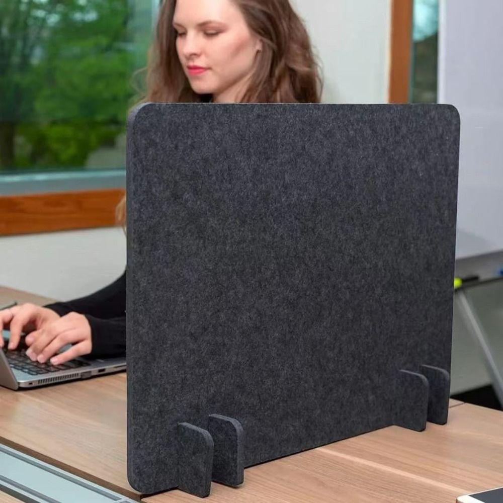 Thickened Exam Baffle Felt Desk Screen Durable Privacy Panel  for Student Desktops in Classroom