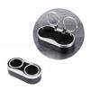 Dual Hole Universal Auto Drink Bottle Holders with 2 Pull Rings Adhesive Mount Cup Holder