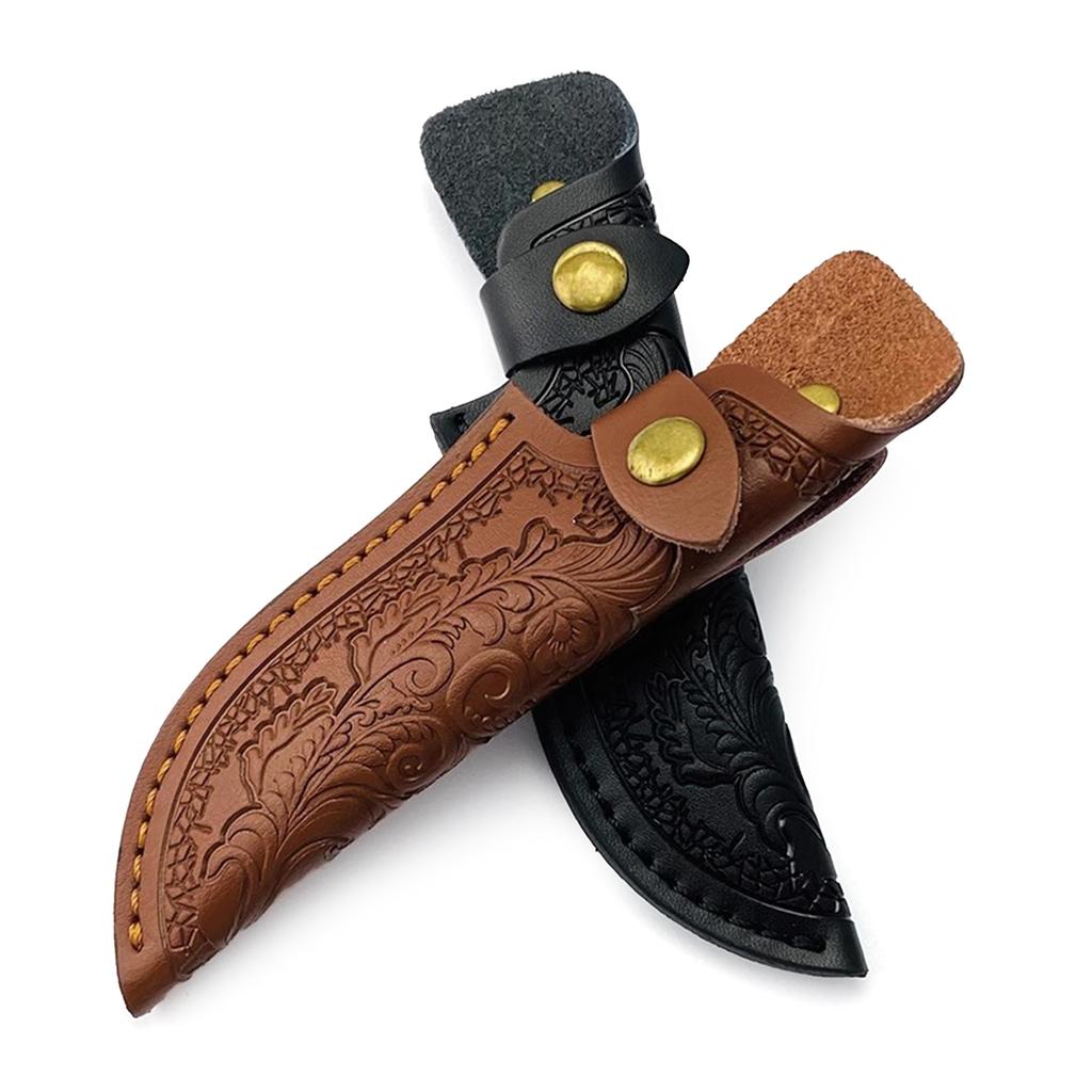 Pocket Knife Sheath Handmade Pouches Leathers Knife Holsters Straight Knife Holder Outdoor Carry Sheath Tool Easy To Us