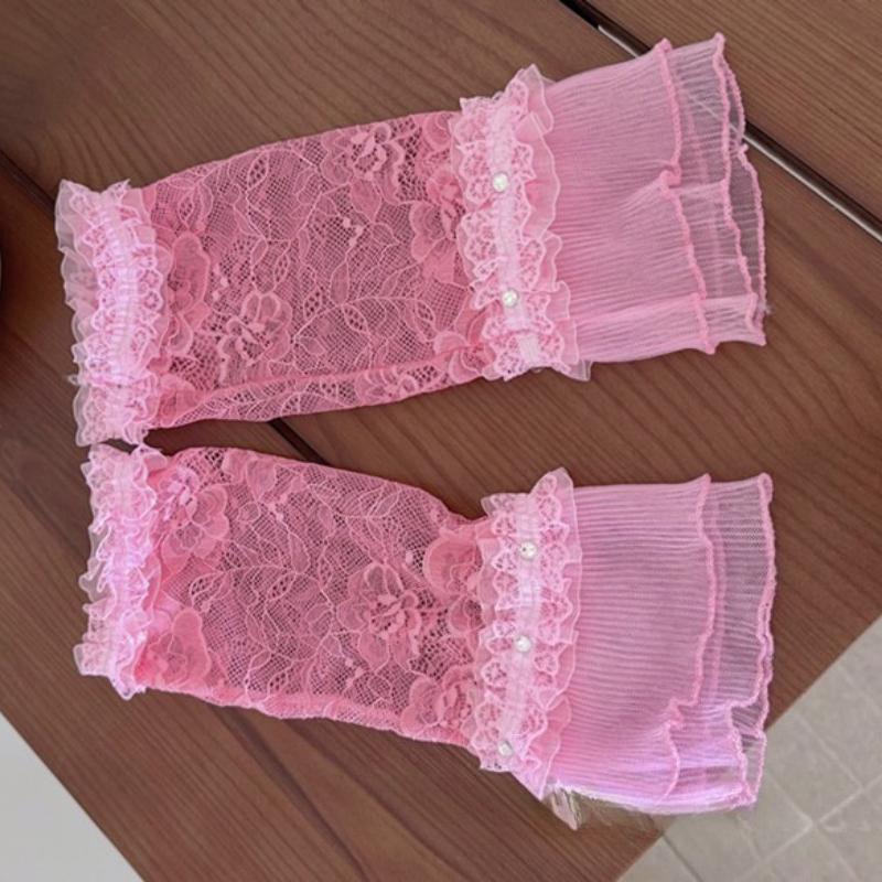 1 пара манжет из белого кружева в европейском женственном стиле, декоративный воротник-стойка, аксессуары для женской одежды, декоративные рукава для свадебного платья