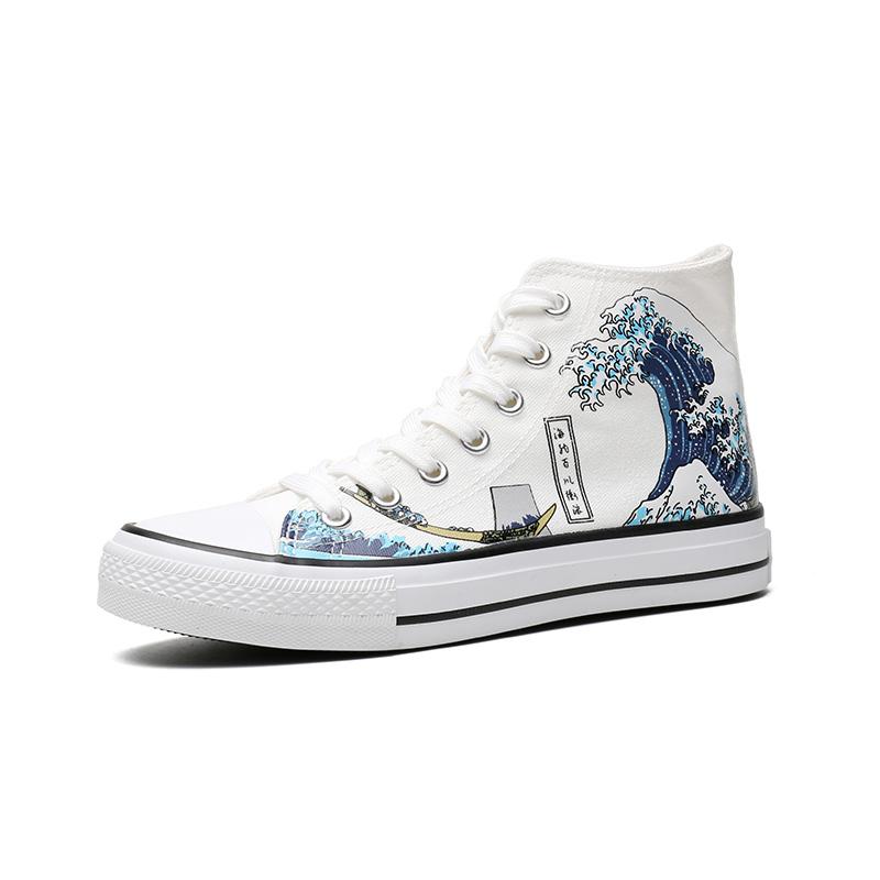 Классическая парусиновая обувь для женщин и мужчин, винтажная обувь для пар, уличная повседневная обувь