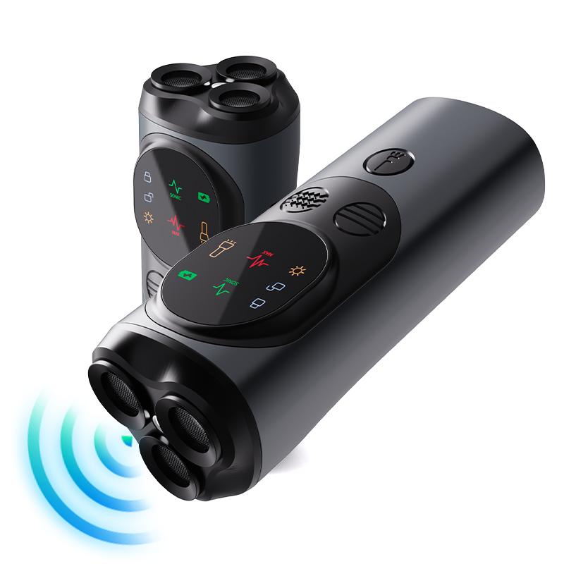P10 Smart Ultra-sonic Dog Bark Control Devices 3-Heads Anti-Barking Devices Portable Dog Barking
