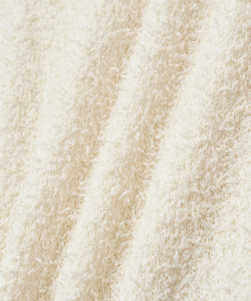 Noir For Woman Feathery Long Knit Skirt (Cream)