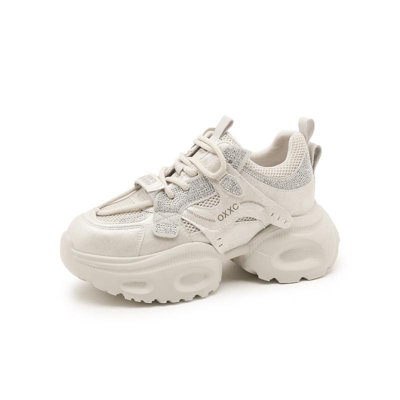 87581 Dad Shoes Women's Autumn New Breathable Versatile Dad Shoes Student Sports and Leisure Shoes