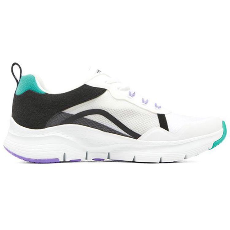 Skechers Женские кроссовки для бега Arch Fit Черно-белые Низкие Раздельный дизайн 149928-WMLT