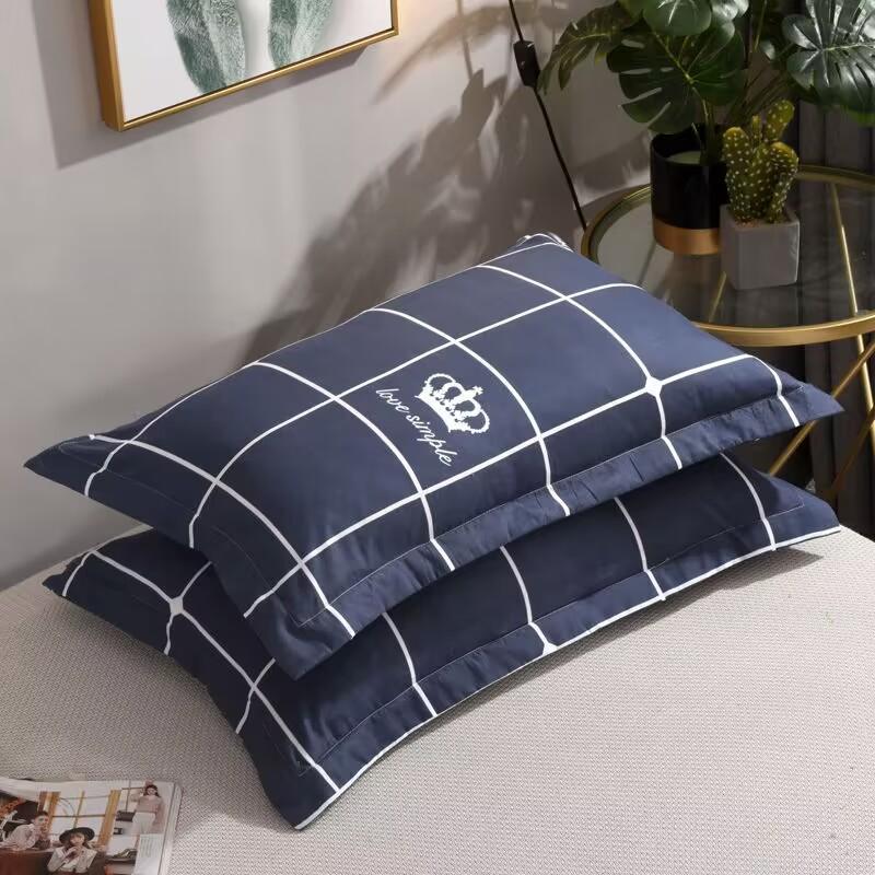 Мягкие хлопковые наволочки, приятные для кожи наволочки с начесом, пара высококачественных больших одинарных двойных наволочек высокой плотности