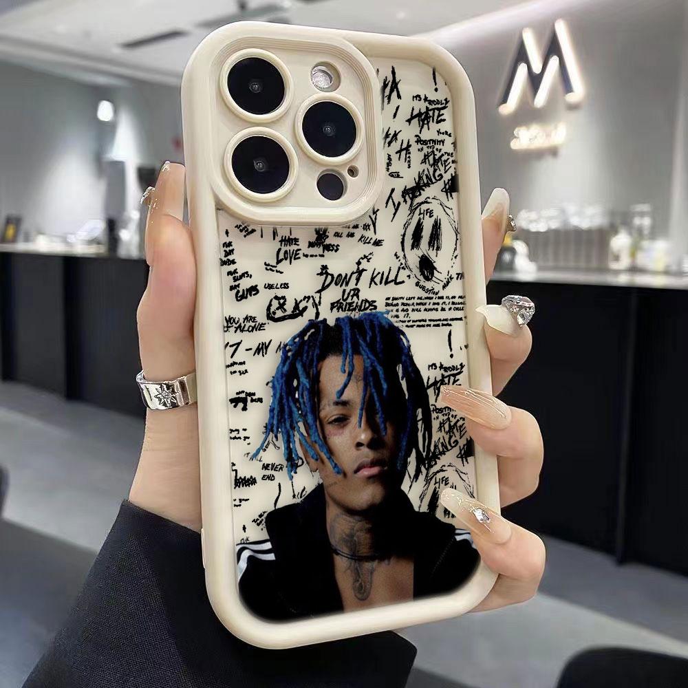 Чехол для телефона рэпера X-XXXTentacions 17 для iPhone Apple 17 AIR 16 16E 11 12 13 14 15 XR Plus Pro Max Чехол DIY Ударопрочный чехол из ТПУ