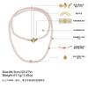 GEMCHIC Элегантное женское жемчужное колье с двойным слоем, длинный бусинный чокер с золотой застежкой-тоглом для вечеринки и свадьбы