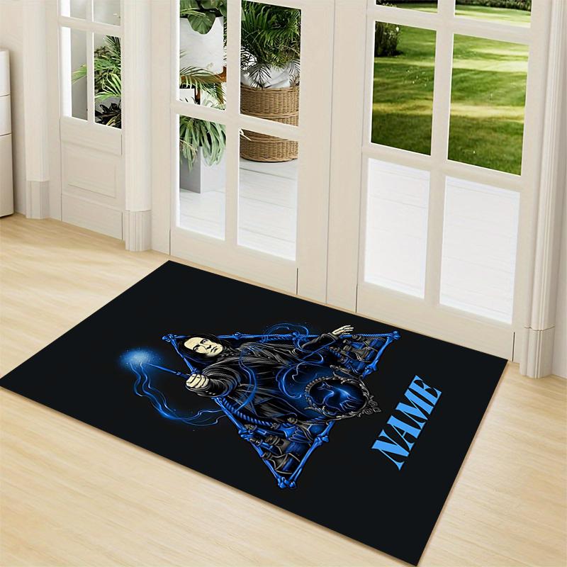 Custom Name "Harry Potter's Magical Journey" Carpet Rug Customizable Soft Washable Anti-Slip Home Living Room Sofa Mats Personalized Rug. 090984