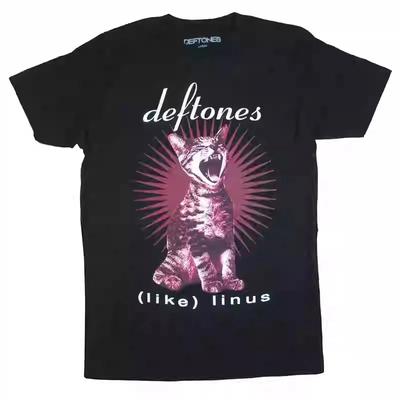 2025 Deftones Хлопковая Футболка с Изображением Певца и Группы Мужская Женская Хип-Хоп Рок Футболка Модная Футболка с Коротким Рукавом Летние Оверсайз Футболки Топы