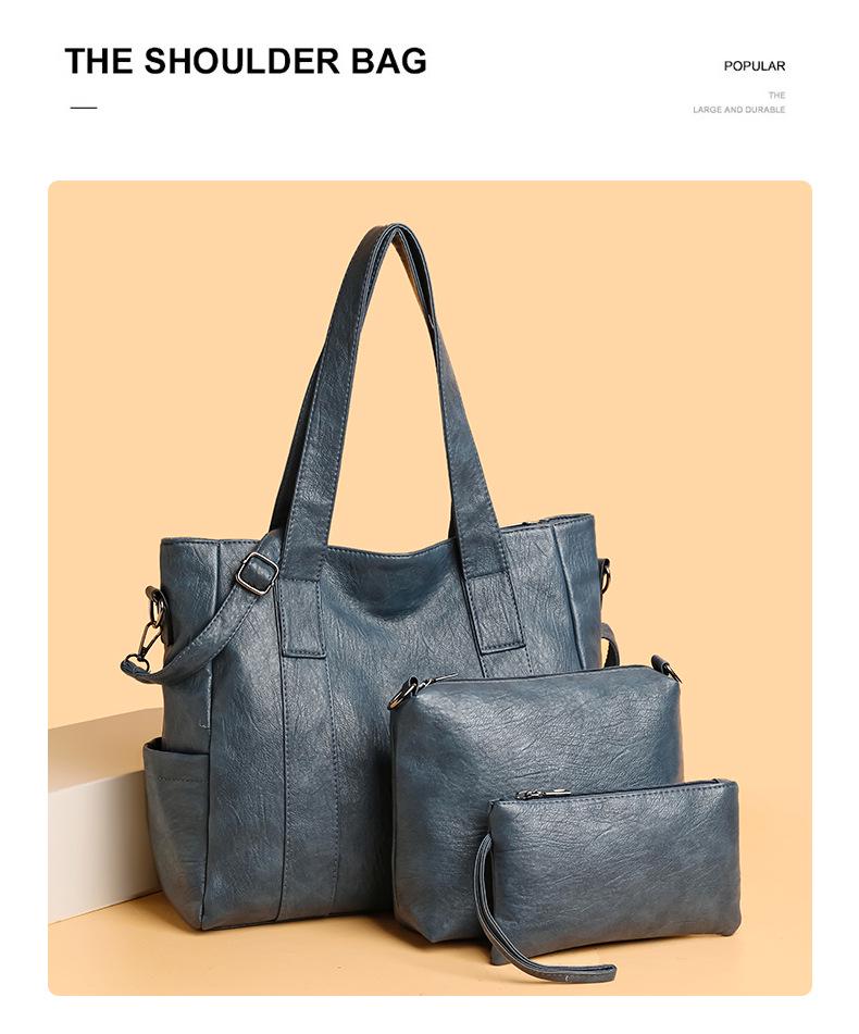 Набор женских сумок 2025 года для матери и дочери - Однолямочная и ручная сумка большой вместимости