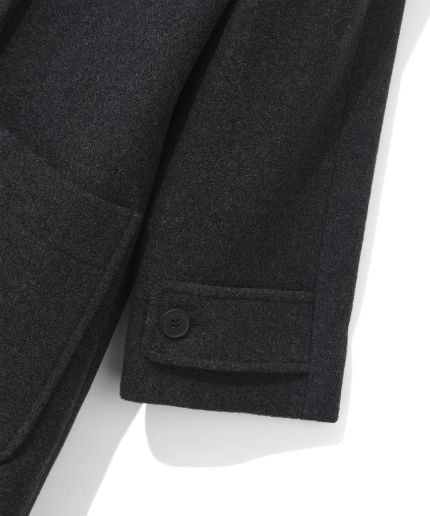CGP (Women) Double-Button Long Coat - Dark Grey