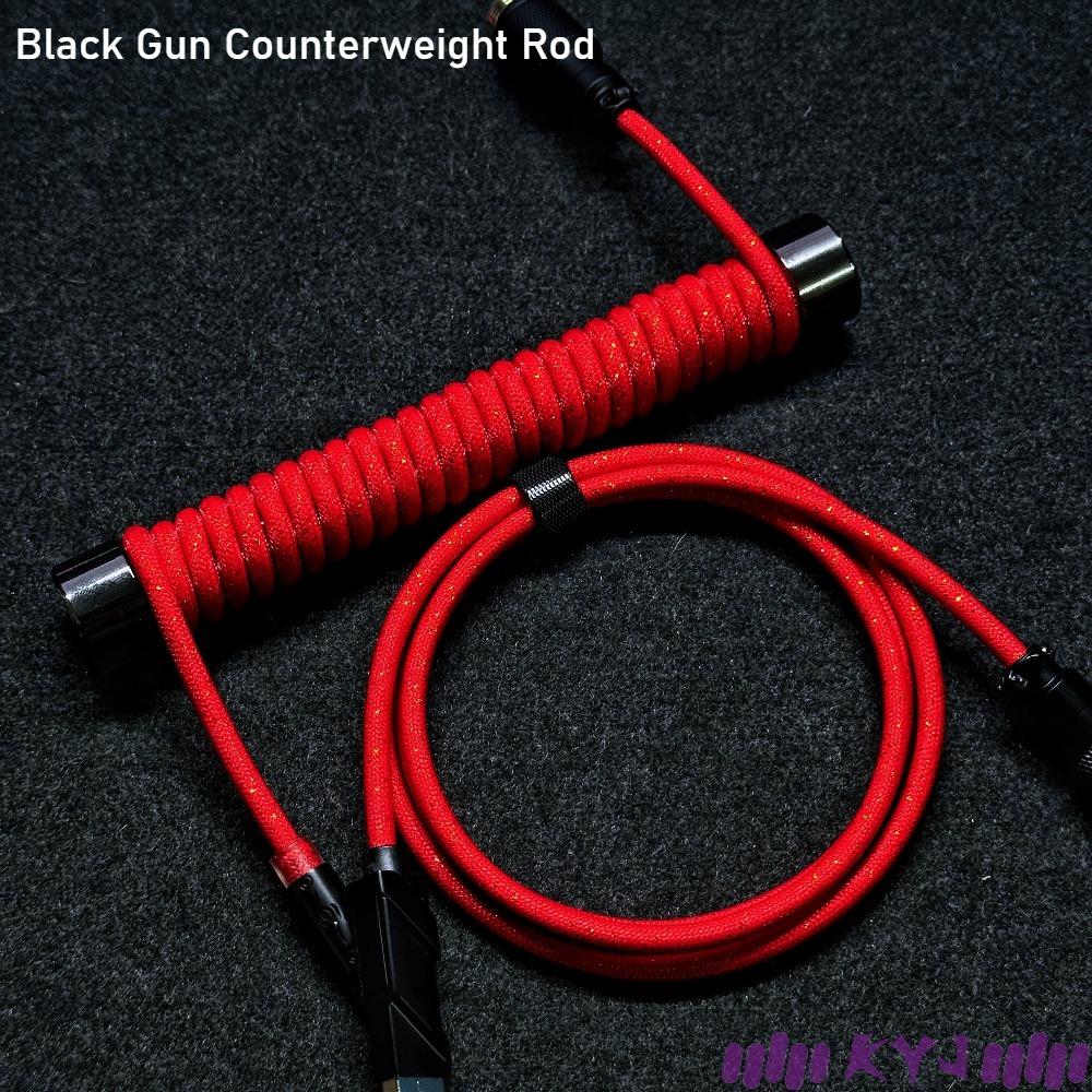 Kera Ynova Junction Magnetic Keyboard Cable 1.5M 8K Braided Spiral Spring Custom Mechanical Keyboard Cable Gaming Accessories