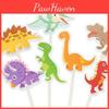 Dinosaur Themed Cake Accessory Paper Flag Plugin Set Birthday Decoration Party