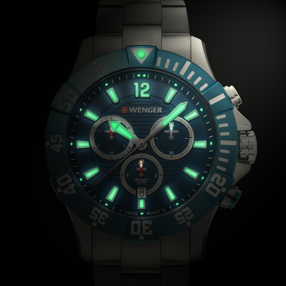 Часы Wenger SEAFORCE CHRONO Подарочные кварцевые [WENGER] 01.0643.119 []