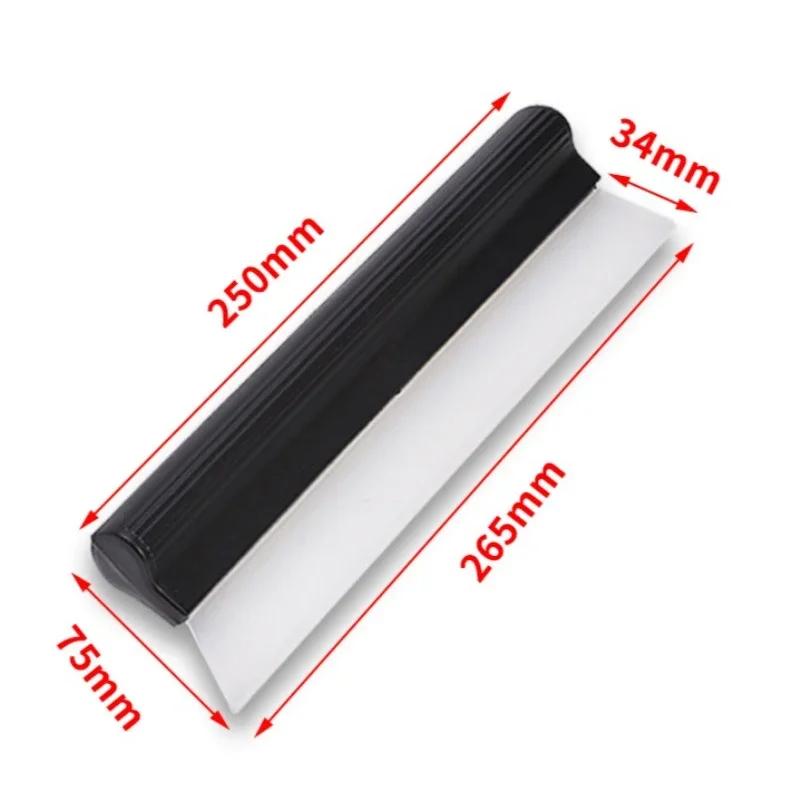 Гибкий силиконовый автомобильный скребок для дворников, не царапающий очиститель автомобильного стекла, ручной водосгон, многоразовый инструмент для быстрой сухой очистки