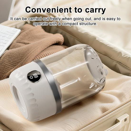 Portable Mini Washing Machine Automatic Laundry Cup for Underwear & Socks Quiet Operation Efficient Baby Clothes Washer for Travel Camping