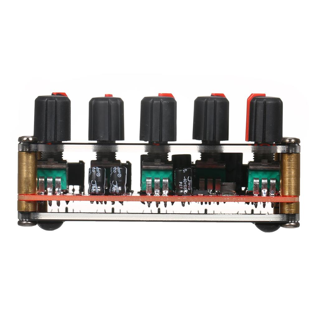 4-канальный линейный стереомикшер, аудиомикшер, пассивный микшерный модуль 4-в-1, мини-стерео, 4-полосный аудиосигнал