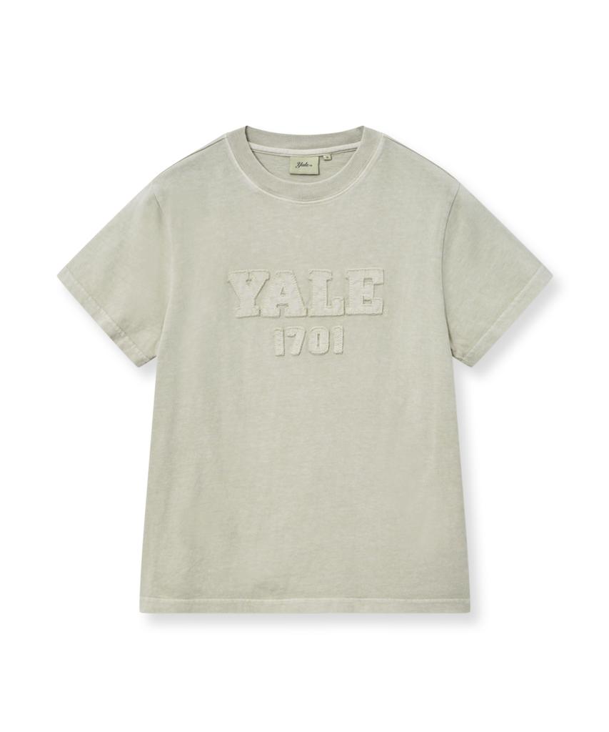 YALE Women'S Pigment Applique T-Shirt_Ivory