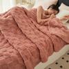 Warm Blanket Velvet Bed Linen Skin-friendly Plaid Simple Style Shawl Winter Bedspread for Home Manta Sofa Towel Soft Blankets