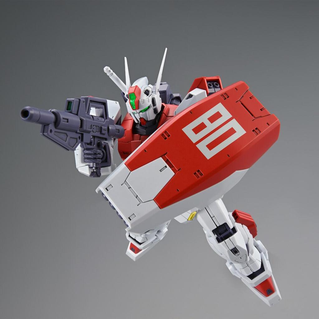 MG 1/100 F80 Gunraid Предварительно окрашенный пластиковый модельный комплект