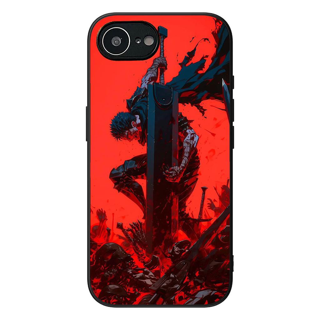 Чехол для телефона Berserk Anime Guts для Apple iPhone 16 17 Air 14 15 Pro Max Plus 16+ 16E 14+ ProMax