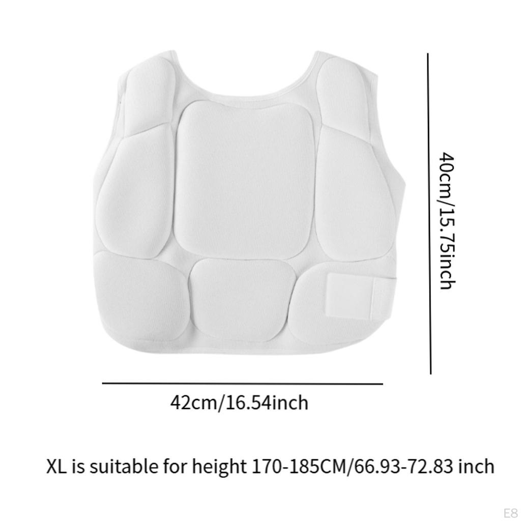Karate Body Easy Wear Taekwondo Vest Rib for Muay Thai MMA Boxing Rugby