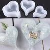 Resin Jewellry Silicone Mould Epoxy Heart Mold Craft DIY Making Pendant Casting