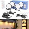 Wobane LED Cabinet Bulb Set of Figure Remote Memory No Construction Paste Down High Color Rendering Showcase Kitchen For Indirect PSE Power Adapter