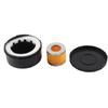 Air Compressor Silencer Plastic Shell Round Muffler3 4 25mm Filter Intake Dia 80mm