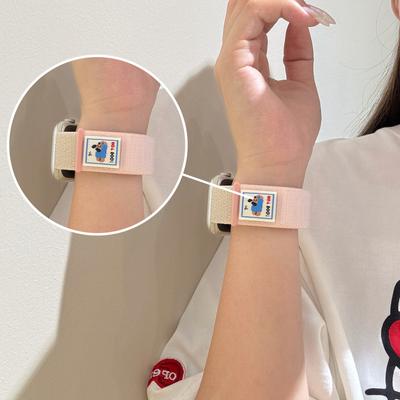 Для Apple Applewatch Ремешок для часов iwatch109876 Поколения SE На липучке Щенячья расцветка Ремешок