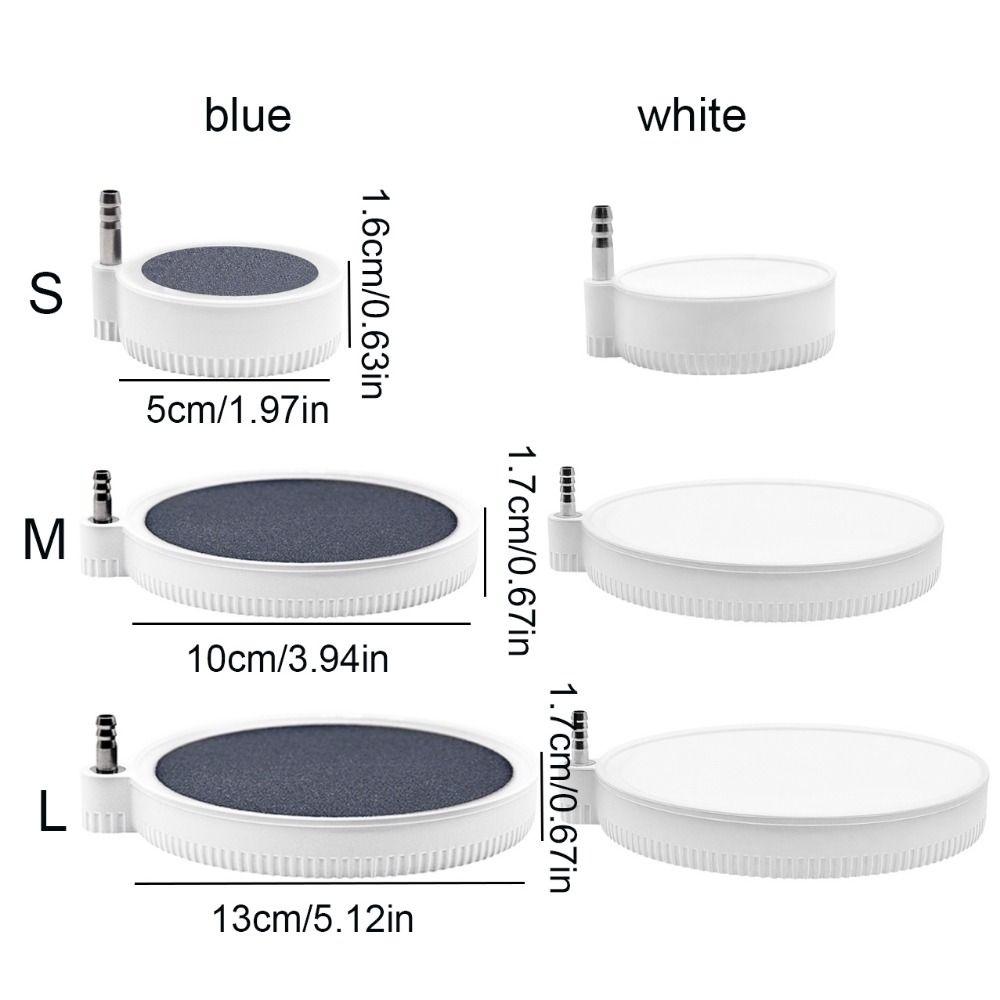 Quartz Air Pump Mute Oxygen Booster 5/10/13CM Hydroponic Oxygen Plate For Fish Tank
