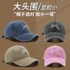 Bow Soft Top Sunshade Baseball Cap Women's Spring Summer Retro Washed Cap Student Versatile Sunscreen Cap