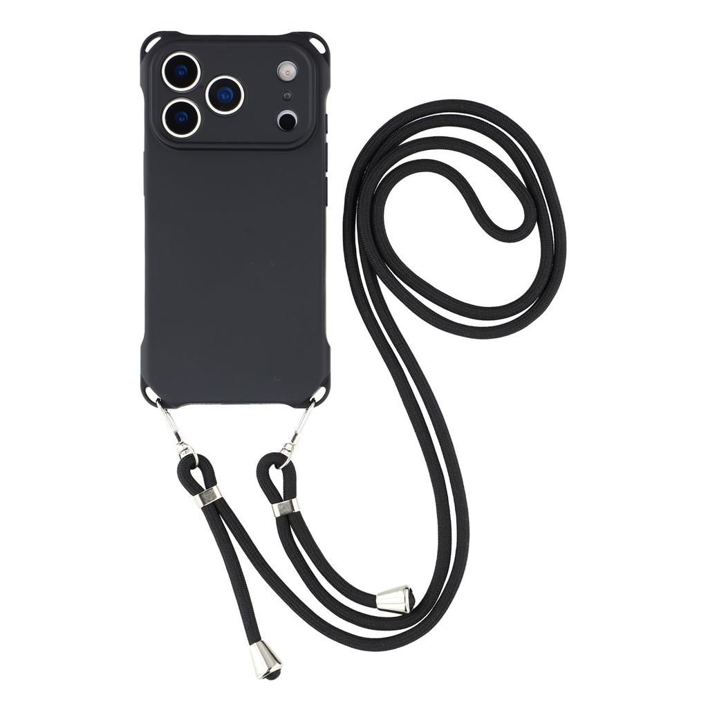 For iPhone 17 Pro Case Four Corner Anti Drop TPU Phone Cover with Hanging Rope