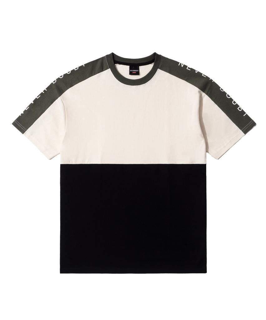 QT8 GARMENTS Футболка с тремя цветами Oc (хаки)